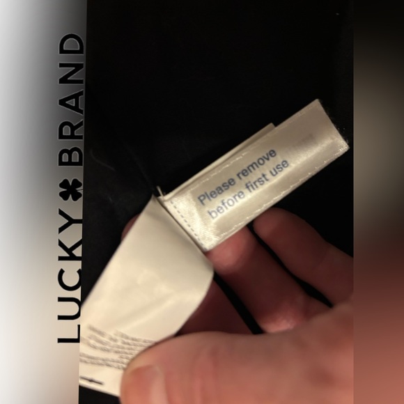 LUCKY Brand 100% Goat Leather Asymmetrical Moto Jacket, Black, Women's XS, EUC - Picture 7 of 10